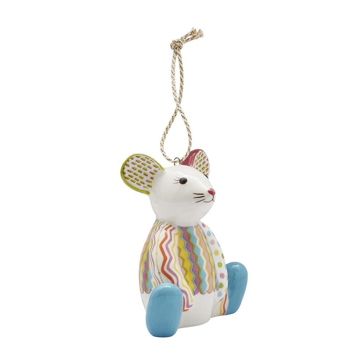 Kit Kemp Patchwork Nibbles Mouse Ornament image number null